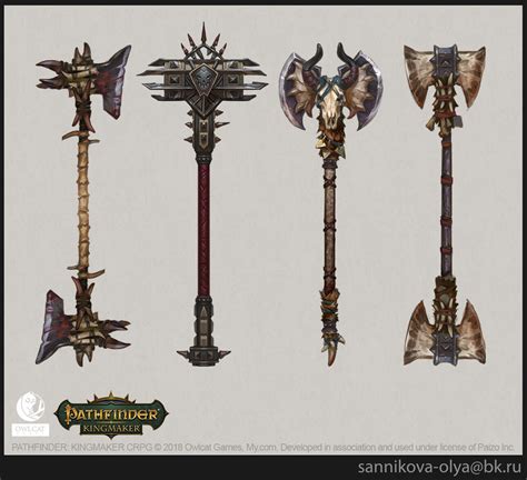 pathfinder oversized weapon